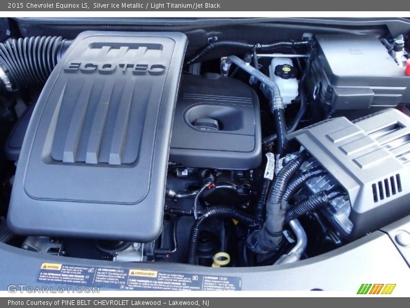 Silver Ice Metallic / Light Titanium/Jet Black 2015 Chevrolet Equinox LS