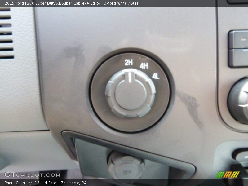Oxford White / Steel 2015 Ford F350 Super Duty XL Super Cab 4x4 Utility