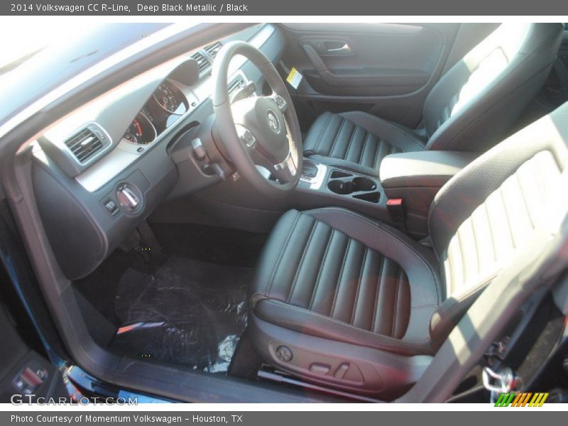 Deep Black Metallic / Black 2014 Volkswagen CC R-Line
