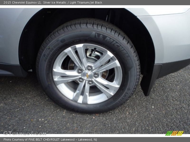 Silver Ice Metallic / Light Titanium/Jet Black 2015 Chevrolet Equinox LS