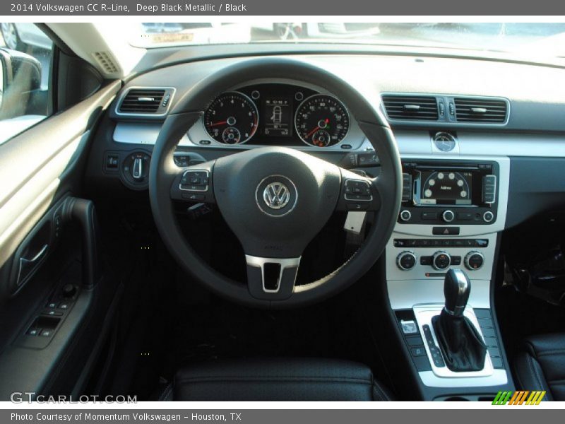 Deep Black Metallic / Black 2014 Volkswagen CC R-Line