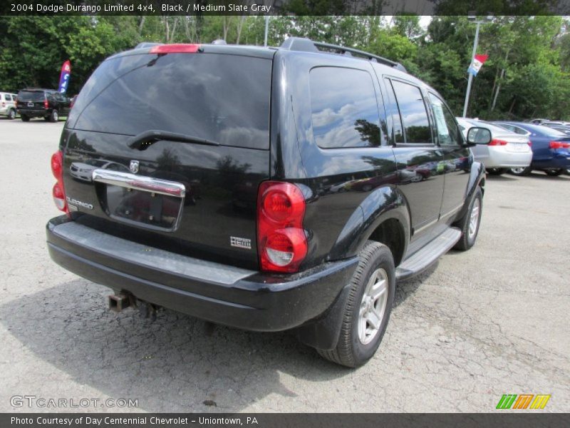 Black / Medium Slate Gray 2004 Dodge Durango Limited 4x4
