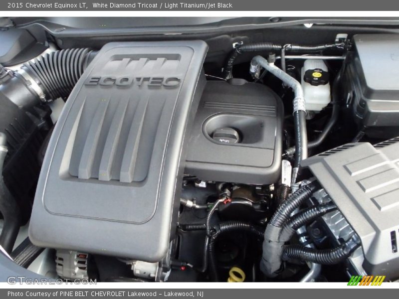 White Diamond Tricoat / Light Titanium/Jet Black 2015 Chevrolet Equinox LT