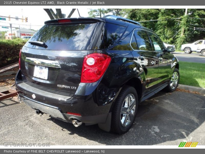 Black Granite Metallic / Jet Black 2015 Chevrolet Equinox LTZ AWD