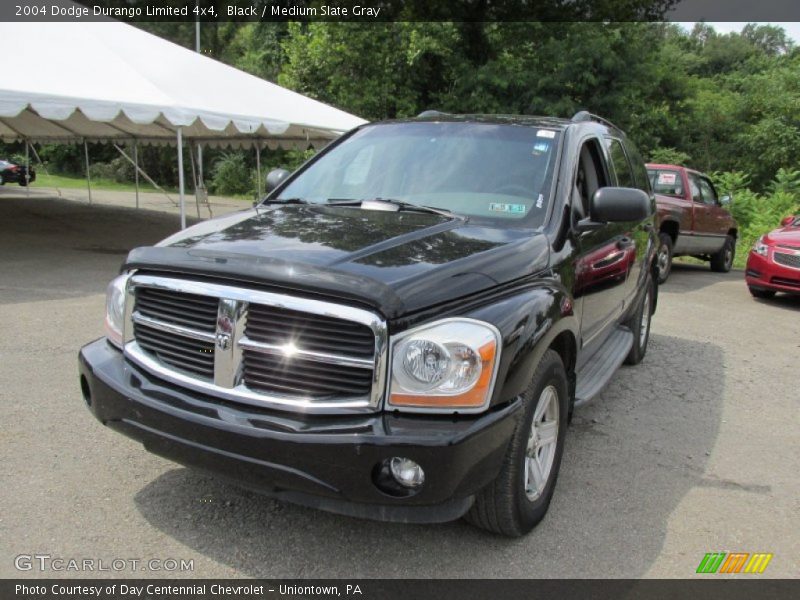 Black / Medium Slate Gray 2004 Dodge Durango Limited 4x4