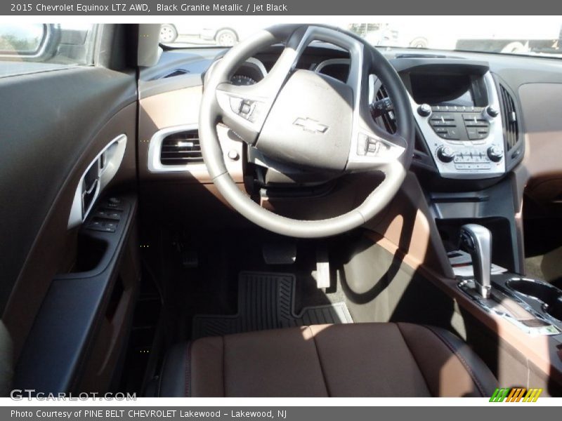 Black Granite Metallic / Jet Black 2015 Chevrolet Equinox LTZ AWD