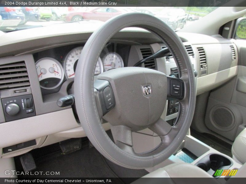 Black / Medium Slate Gray 2004 Dodge Durango Limited 4x4