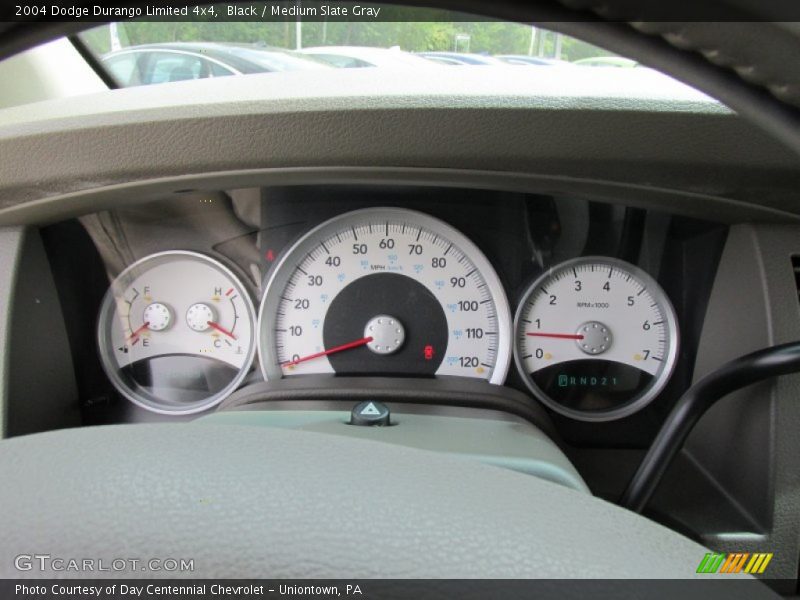 Black / Medium Slate Gray 2004 Dodge Durango Limited 4x4