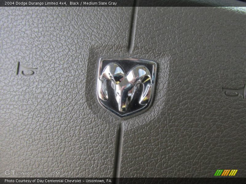 Black / Medium Slate Gray 2004 Dodge Durango Limited 4x4