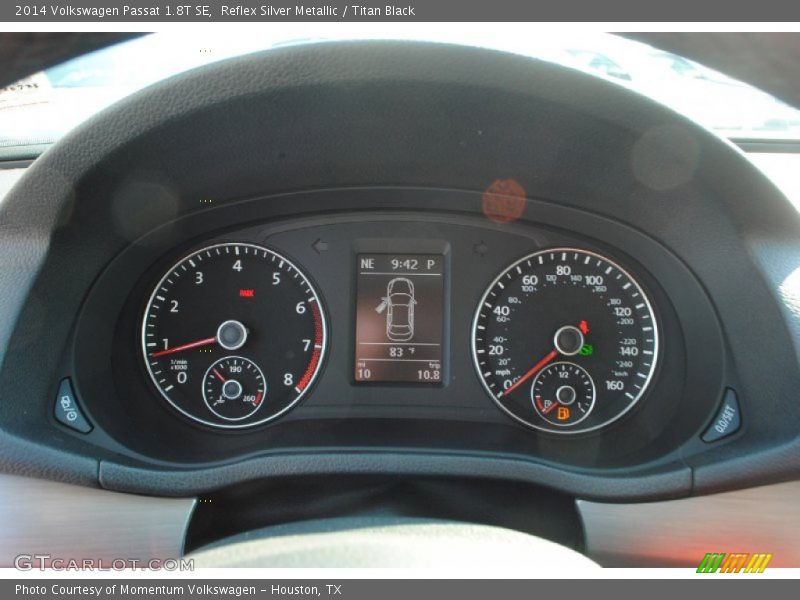 Reflex Silver Metallic / Titan Black 2014 Volkswagen Passat 1.8T SE