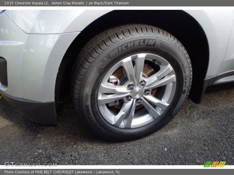 Ashen Gray Metallic / Jet Black/Dark Titanium 2015 Chevrolet Impala LS
