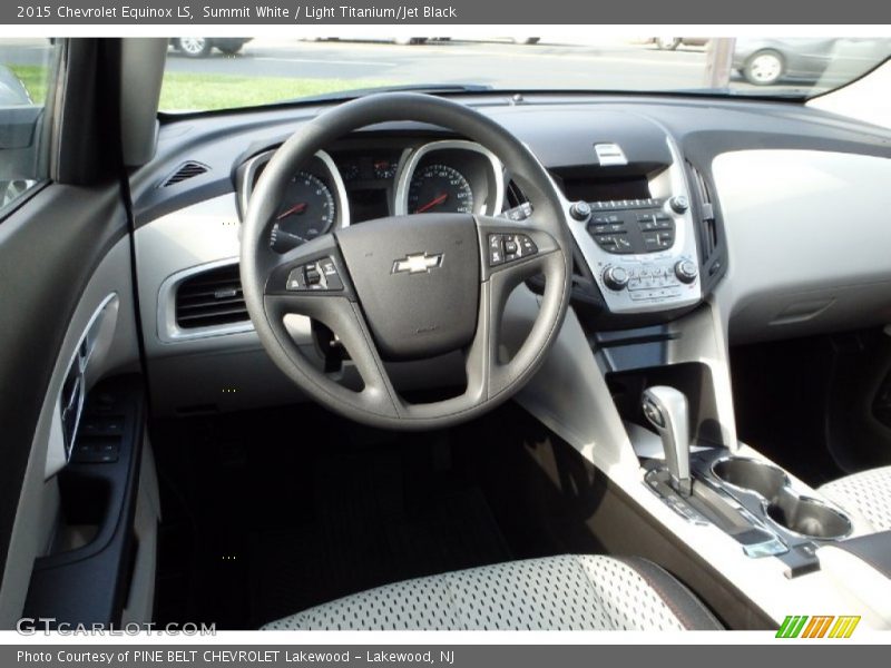 Summit White / Light Titanium/Jet Black 2015 Chevrolet Equinox LS