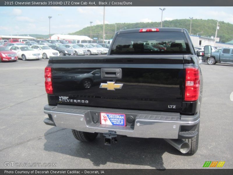 Black / Cocoa/Dune 2015 Chevrolet Silverado 3500HD LTZ Crew Cab 4x4