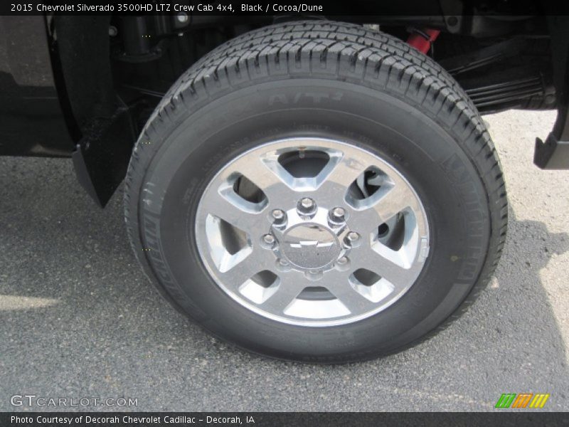 Black / Cocoa/Dune 2015 Chevrolet Silverado 3500HD LTZ Crew Cab 4x4