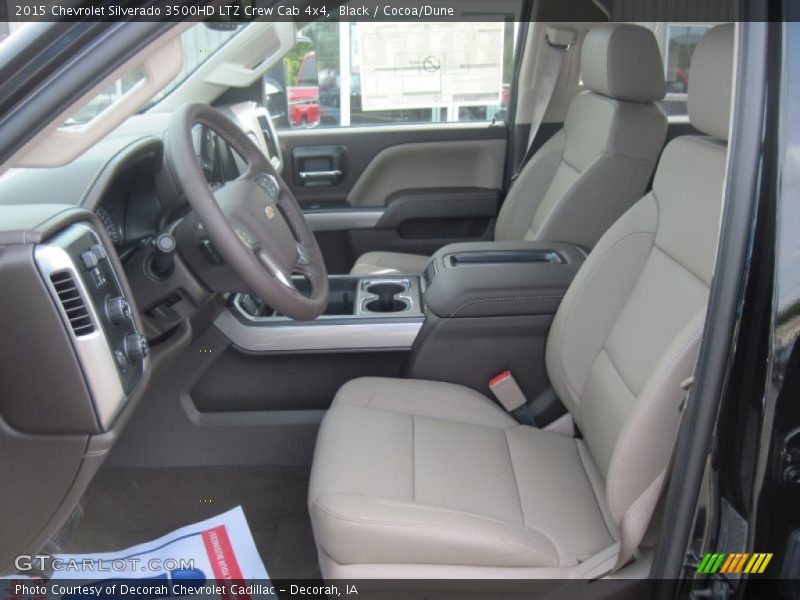 Black / Cocoa/Dune 2015 Chevrolet Silverado 3500HD LTZ Crew Cab 4x4