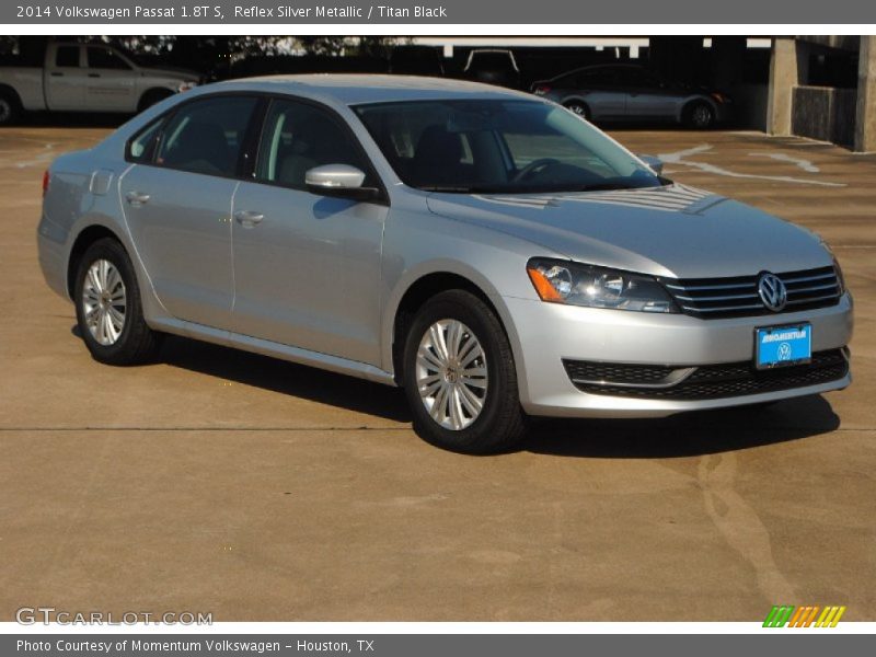 Reflex Silver Metallic / Titan Black 2014 Volkswagen Passat 1.8T S