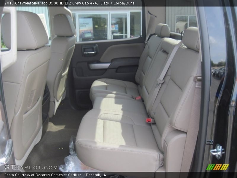 Black / Cocoa/Dune 2015 Chevrolet Silverado 3500HD LTZ Crew Cab 4x4