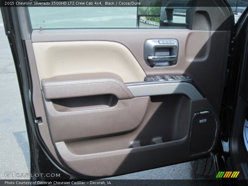 Black / Cocoa/Dune 2015 Chevrolet Silverado 3500HD LTZ Crew Cab 4x4