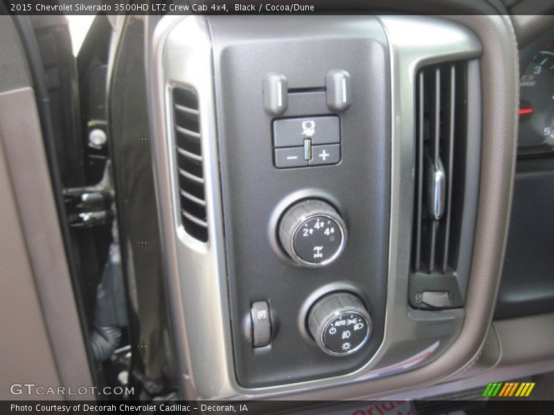 Black / Cocoa/Dune 2015 Chevrolet Silverado 3500HD LTZ Crew Cab 4x4