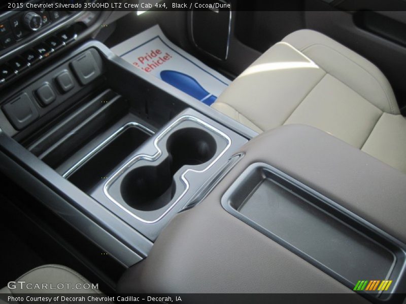 Black / Cocoa/Dune 2015 Chevrolet Silverado 3500HD LTZ Crew Cab 4x4