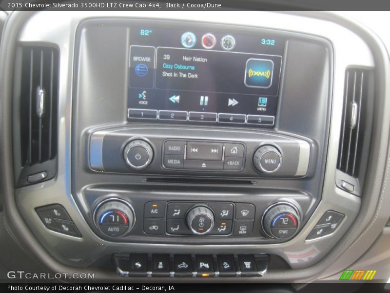 Black / Cocoa/Dune 2015 Chevrolet Silverado 3500HD LTZ Crew Cab 4x4