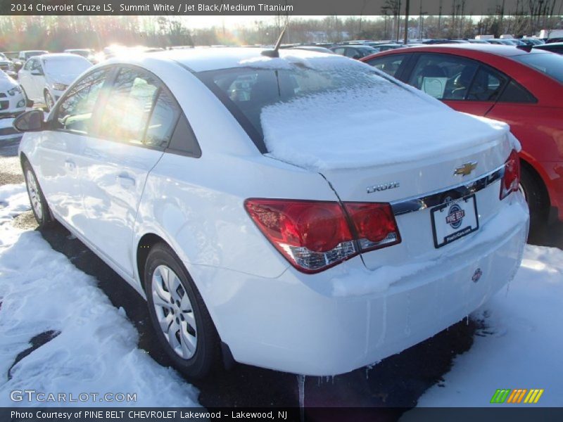 Summit White / Jet Black/Medium Titanium 2014 Chevrolet Cruze LS