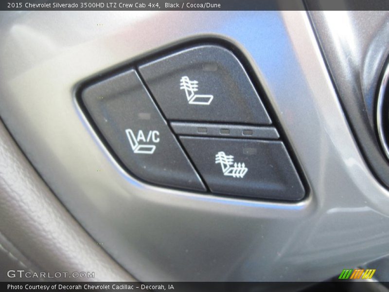 Black / Cocoa/Dune 2015 Chevrolet Silverado 3500HD LTZ Crew Cab 4x4