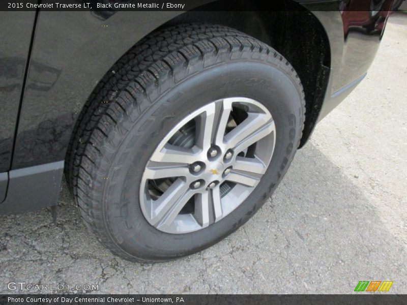 Black Granite Metallic / Ebony 2015 Chevrolet Traverse LT