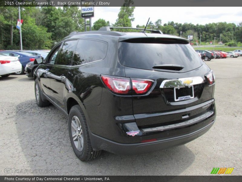 Black Granite Metallic / Ebony 2015 Chevrolet Traverse LT