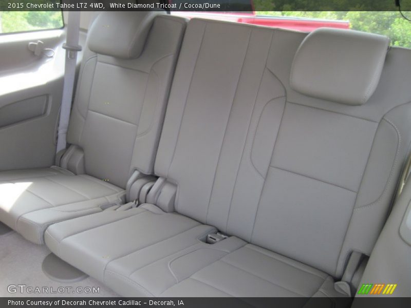 White Diamond Tricoat / Cocoa/Dune 2015 Chevrolet Tahoe LTZ 4WD