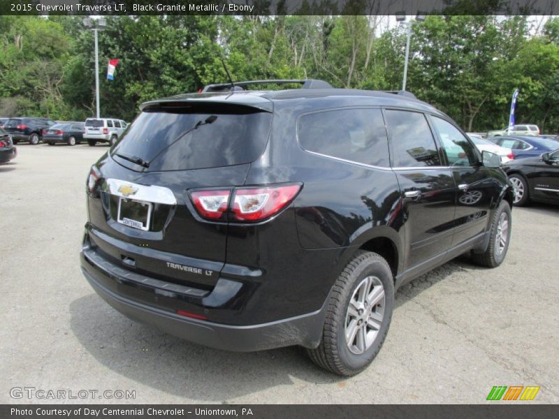 Black Granite Metallic / Ebony 2015 Chevrolet Traverse LT