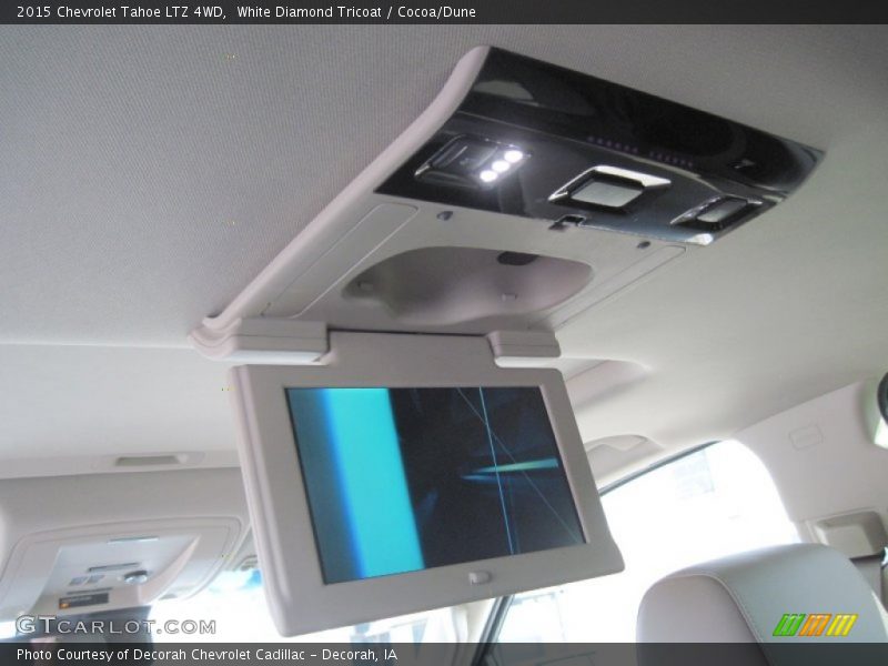 White Diamond Tricoat / Cocoa/Dune 2015 Chevrolet Tahoe LTZ 4WD