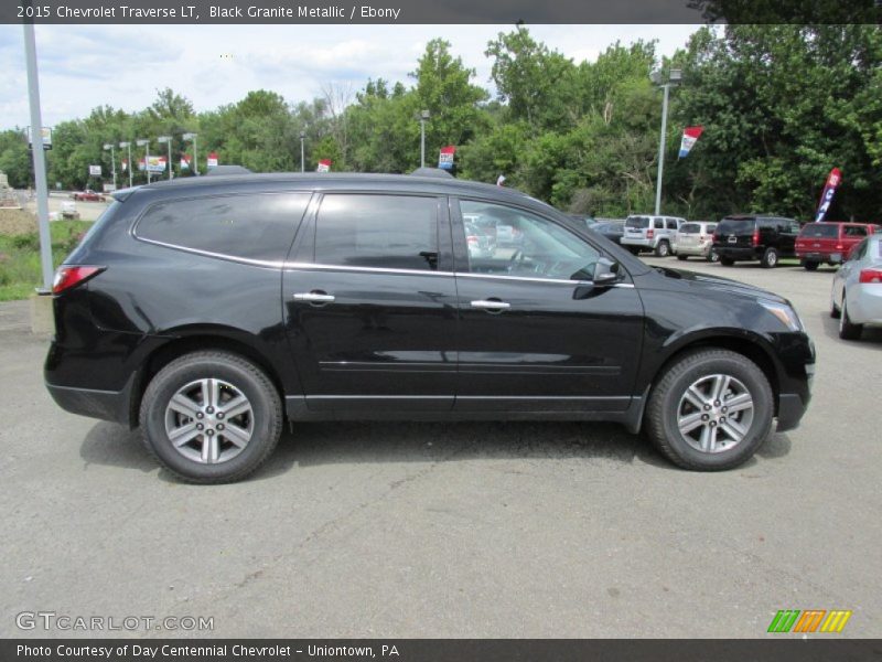 Black Granite Metallic / Ebony 2015 Chevrolet Traverse LT