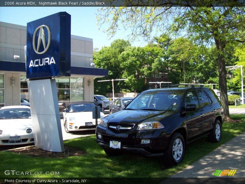 Nighthawk Black Pearl / Saddle/Black 2006 Acura MDX