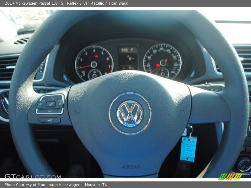 Reflex Silver Metallic / Titan Black 2014 Volkswagen Passat 1.8T S
