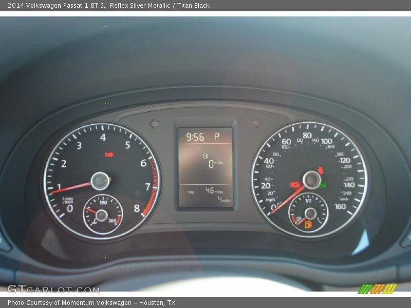 Reflex Silver Metallic / Titan Black 2014 Volkswagen Passat 1.8T S