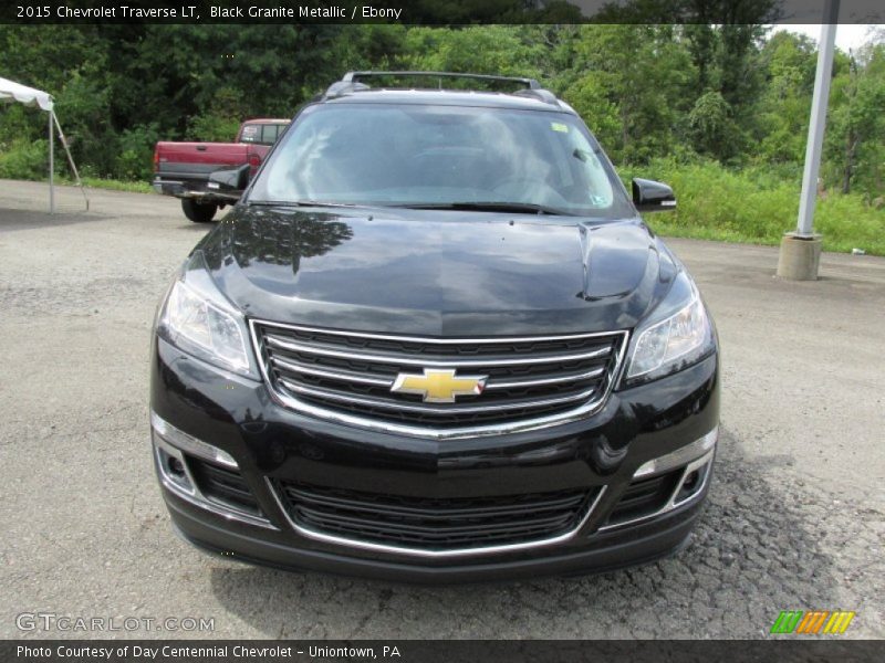 Black Granite Metallic / Ebony 2015 Chevrolet Traverse LT