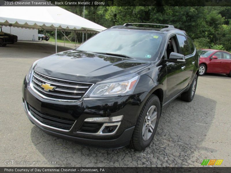 Black Granite Metallic / Ebony 2015 Chevrolet Traverse LT