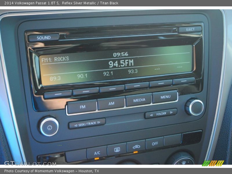 Reflex Silver Metallic / Titan Black 2014 Volkswagen Passat 1.8T S