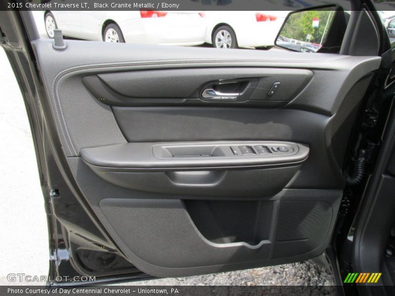 Black Granite Metallic / Ebony 2015 Chevrolet Traverse LT