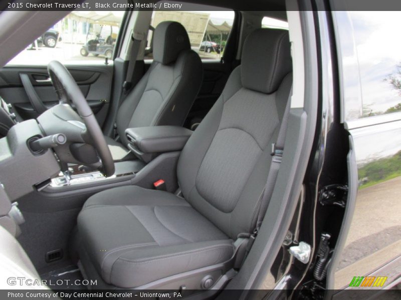 Black Granite Metallic / Ebony 2015 Chevrolet Traverse LT