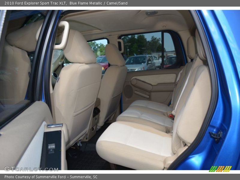 Blue Flame Metallic / Camel/Sand 2010 Ford Explorer Sport Trac XLT