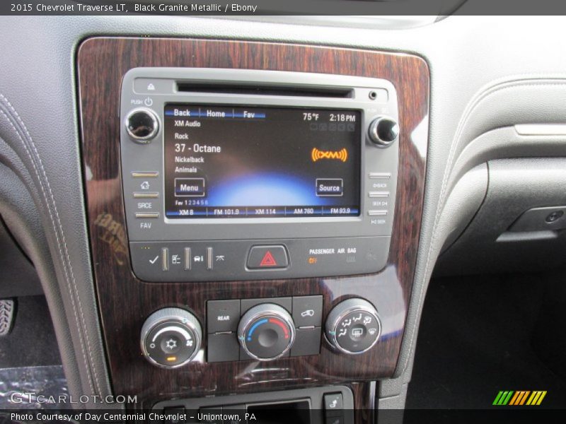 Black Granite Metallic / Ebony 2015 Chevrolet Traverse LT