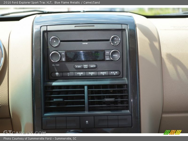 Blue Flame Metallic / Camel/Sand 2010 Ford Explorer Sport Trac XLT