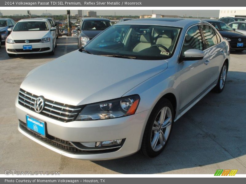 Reflex Silver Metallic / Moonrock 2014 Volkswagen Passat TDI SEL Premium