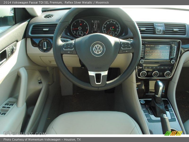 Reflex Silver Metallic / Moonrock 2014 Volkswagen Passat TDI SEL Premium