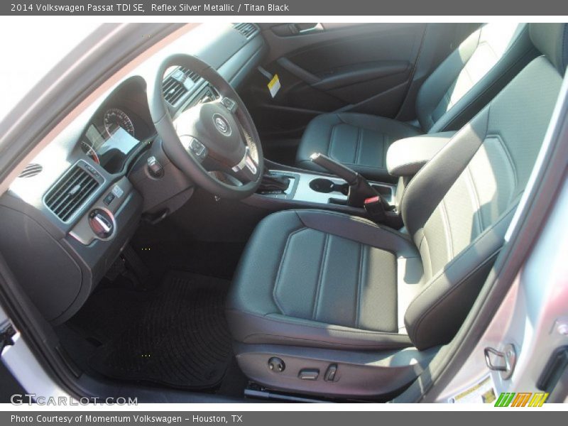 Reflex Silver Metallic / Titan Black 2014 Volkswagen Passat TDI SE