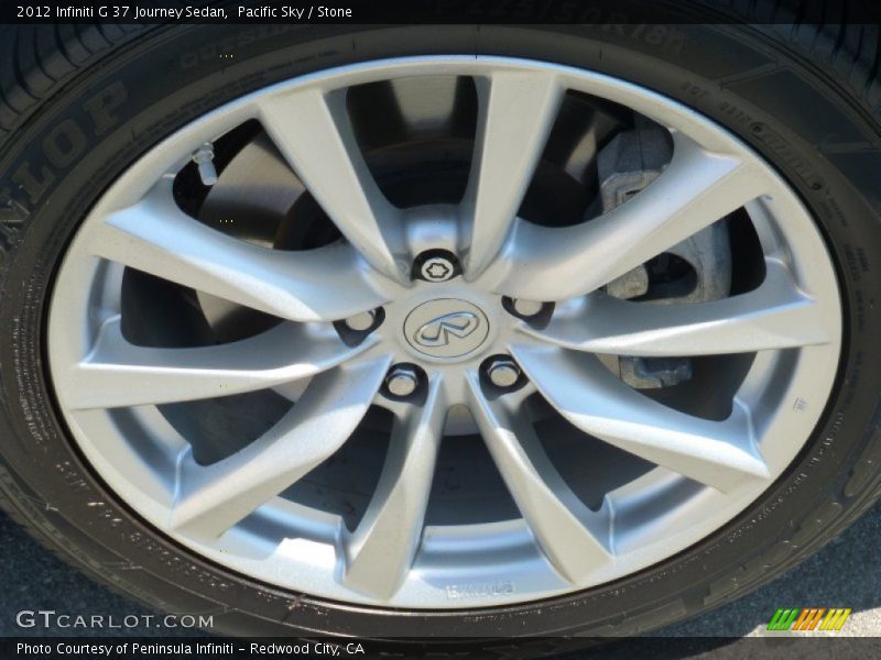 Pacific Sky / Stone 2012 Infiniti G 37 Journey Sedan