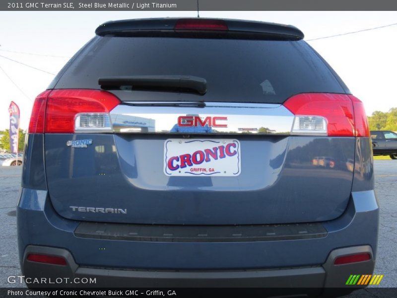 Steel Blue Metallic / Light Titanium 2011 GMC Terrain SLE