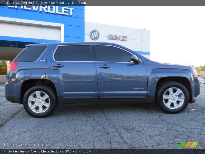 Steel Blue Metallic / Light Titanium 2011 GMC Terrain SLE